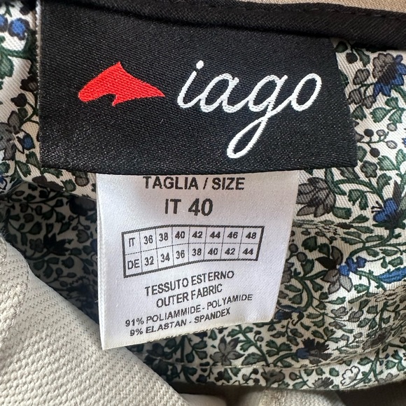 Iago Tan With Black Riding Breeches Italian Size 40 Or US 26 New Without Tags! - Picture 6 of 9